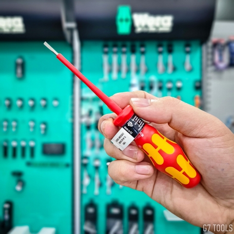 Wera Tua Vít Mũi Dẹp 2.5mm Dòng 160i Cách Điện 1000 Volt - Mã sản phẩm 006100