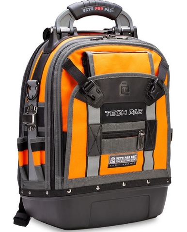 Ba Lô Veto Tech Pac Hi-Viz Orange 25 Lít - Gồm 2 Ngăn Tool & Meter Cố Định