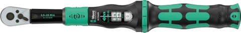 Wera Click-Torque Lock A 5 Cần Siết Lực 2.5-25 Nm Dùng Khẩu 1/4