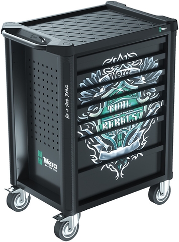 Wera 9700 Tủ Dụng Cụ Tool Rebel Roller Cabinet 1 Gồm 94 Chi Tiết 150130