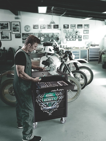 Wera 9700 Tủ Dụng Cụ Tool Rebel Roller Cabinet Gồm 94 Chi Tiết 05150130001