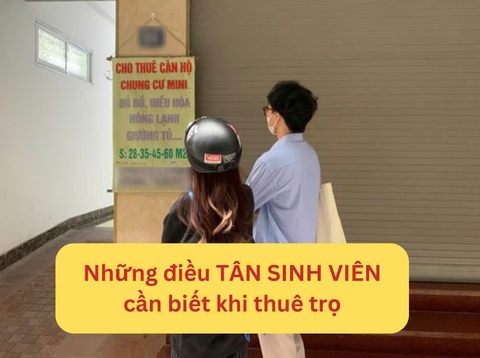 Những điều tân sinh viên cần biết khi thuê phòng trọ?