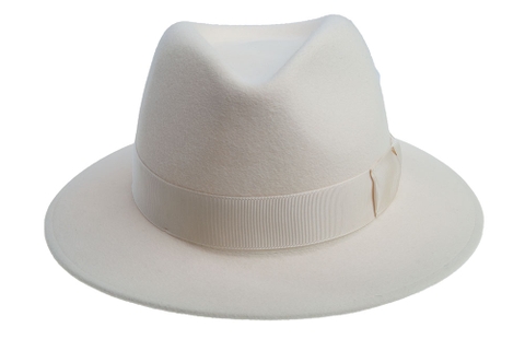 Nón phớt nỉ màu trắng cao cấp hiệu Tonak TN10