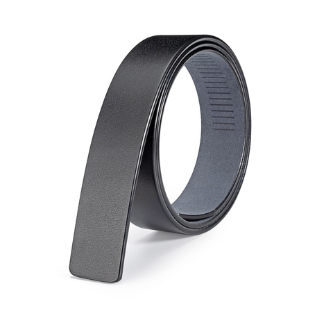 Dây thắt lưng da bò không mặt khóa lăn DKR3400