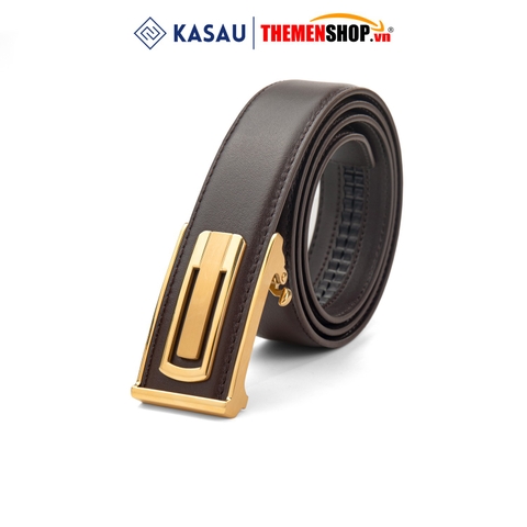 Dây thắt lưng nam khóa tự động hiệu KASAU bản 3.5cm KS01TD35