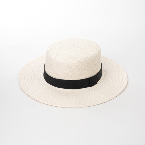 Mũ cói đi biển dáng tròn phong cách thời trang TMP05