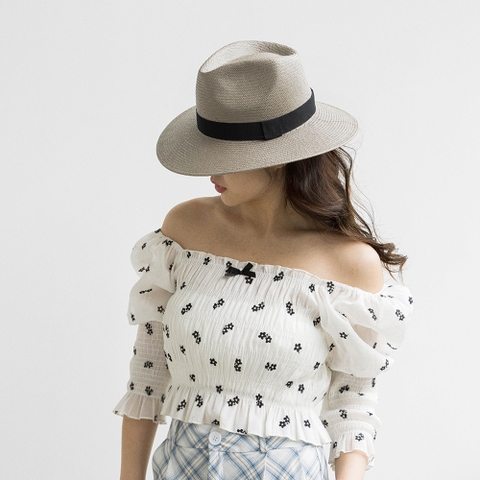 Mũ cói đi biển kiểu dáng thời trang MP054