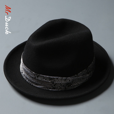 Mũ phớt nam hiệu MrDuck MP034 viền vải sang trọng