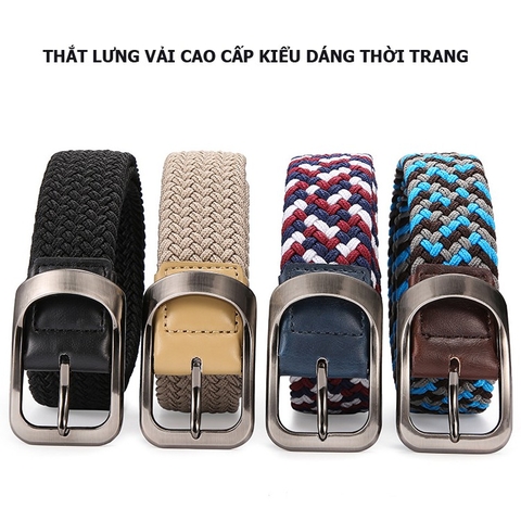Thắt lưng nam cao cấp vải canvas TLV02