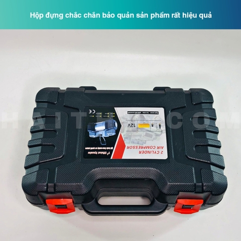 Bộ bơm vá lốp xe 12V