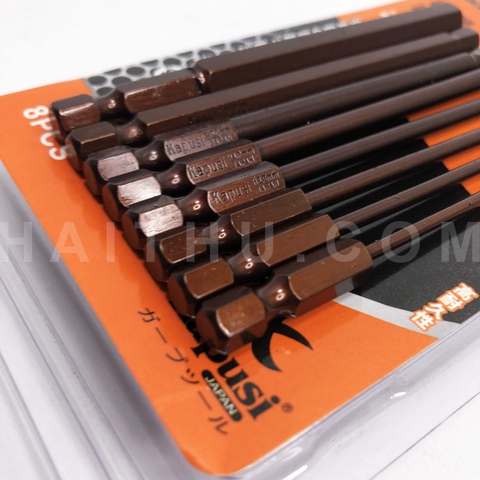 Vỉ mũi lục giác Kapusi 8pcs