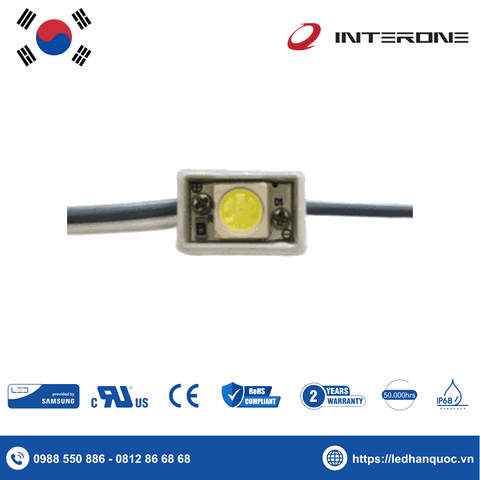 LED Module 1 bóng Interone-Z1S-V05-W-A6-024-3-12000K-SS2835
