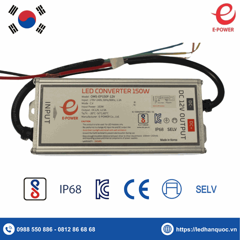 Nguồn Hàn Quốc E-Power 12V 150W
