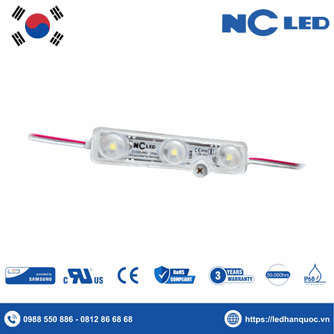 LED Module 3 bóng NC-ECO3S-HW2-12K (chip LED Samsung)