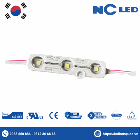 LED Module 3 bóng NC-ECO3S-HX2-12000K (chip LED Samsung)