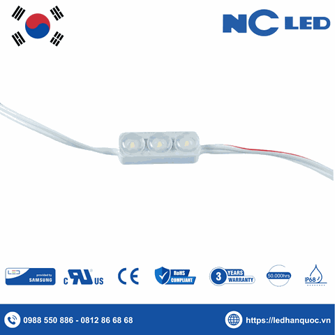 LED Module 3 bóng NC-MINI3-SS2835-12K