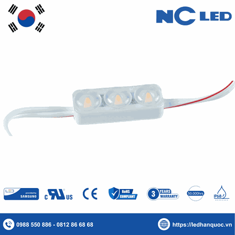 Led Module 3 bóng NC-MINI3-SS2835-30K