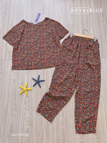 đồ bộ trung niên, đồ bộ tặng mẹ, royal blue shop