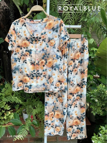 Ngố cổ tim mango hoa cam xanh