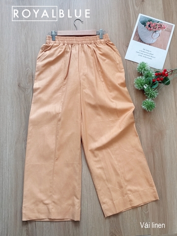 Quần suông tôn sáng ống 25cm, cam nhạt