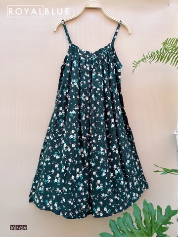 Đầm 2 dây tôn, nhí xanh