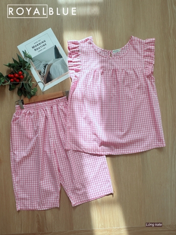 Lửng cánh tiên kate mềm, karo hồng