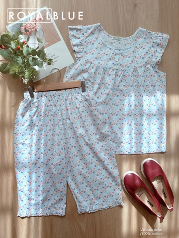 Lửng cánh tiên cotton nút, nhí xanh