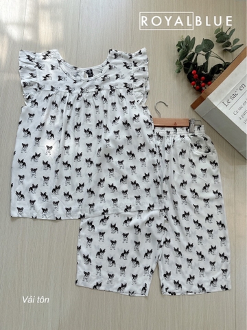 Lửng cánh tiên tôn, cún đen trắng