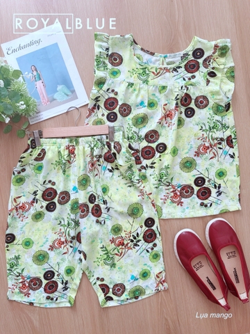 Lửng cánh tiên mango, hoa xanh nâu