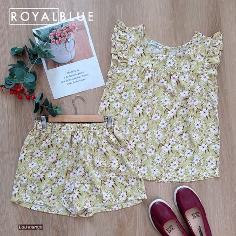 Đùi cánh tiên mango, hoa trắng xanh