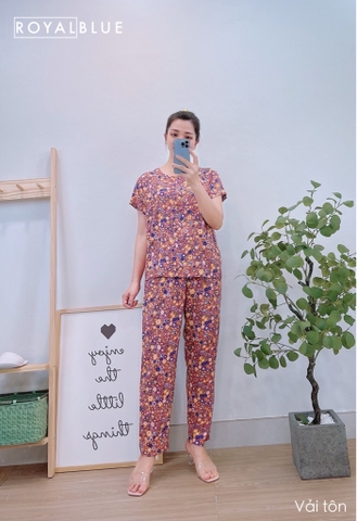 Ngố cho mẹ nâu hoa vàng xanh