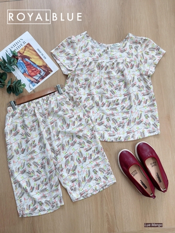 Lửng tay con mango, lá trắng hồng