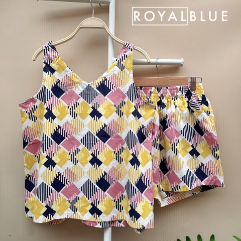 Đùi cổ tim 3 lỗ kate mềm, vàng hoạ tiết