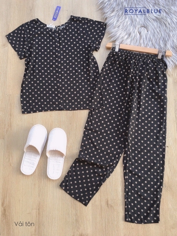 Bộ ngố đen bi nâu