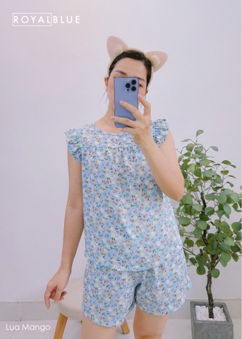 Đùi cánh tiên xanh hoa