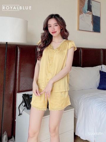 Đùi cổ ren vàng trơn