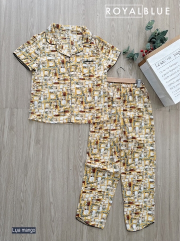 Ngố pijama mango vàng đậm