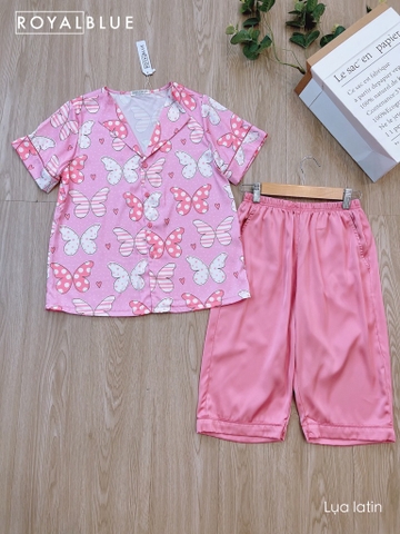 Lửng pijama latin hồng bướm