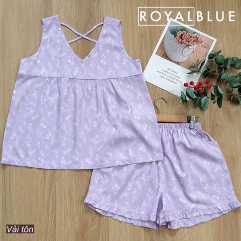 Đùi dây sau tôn mát, tím hoa