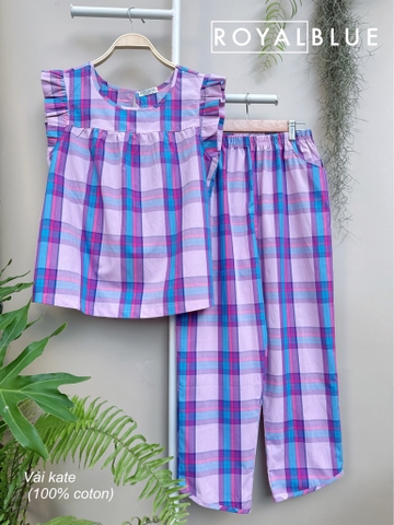Ngố cánh tiên kate, karo tím xanh