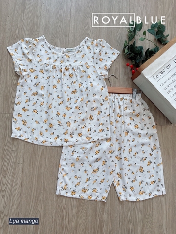 Lửng tay con mango trắng hoa vàng