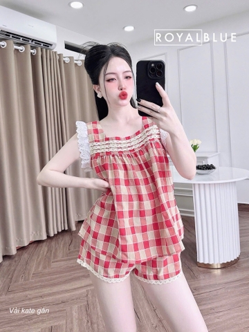 Bộ đùi cổ vuông phối ren