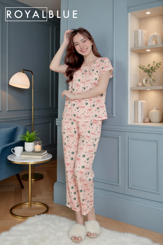 Ngố tay con mango, nơ hồng dâu