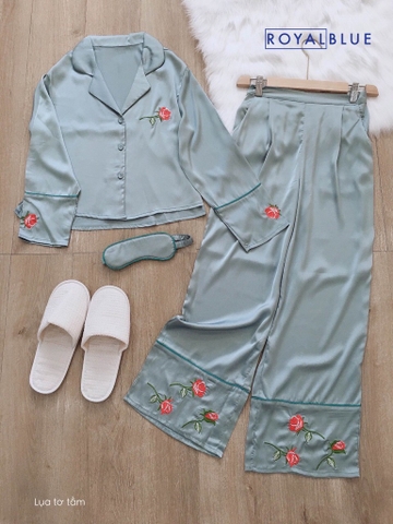 Pijamas QDTD lụa tơ tằm cao cấp