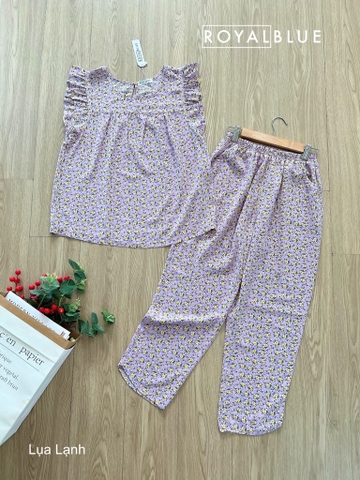 Ngố cánh tiên tím hoa vàng