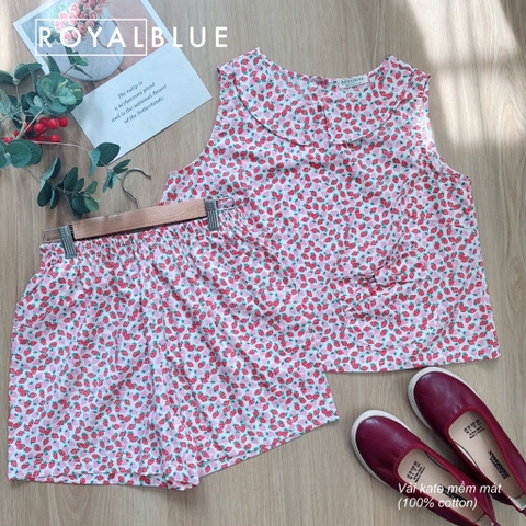 Đùi kate cổ bèo xinh yêu, dâu đỏ