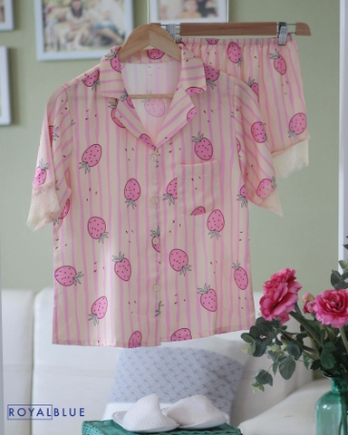đồ bộ mặc nhà chất vải lụa satin