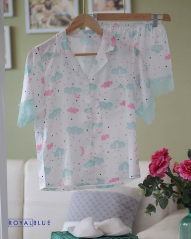 đồ bộ mặc nhà chất lụa satin