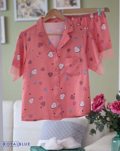 đồ bộ mặc nhà chất lụa satin