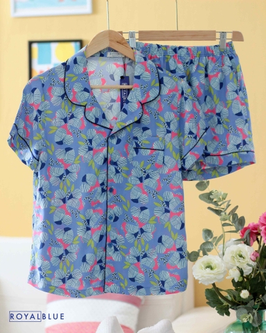 đồ bộ pijama, đồ mặc nhà, đồ bộ nữ, royal blue shop